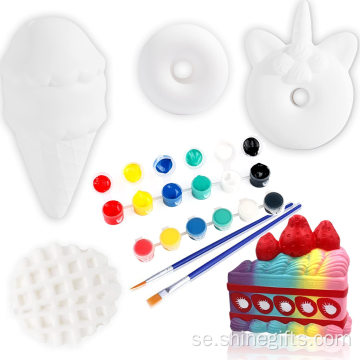 Rolig ritning DIY Unicorn Craft Squishy målningssats